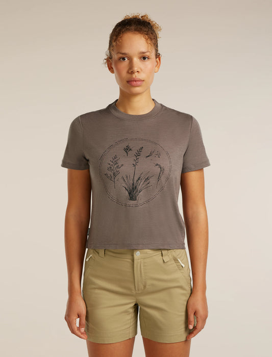 Women's Merino 150 Tech Lite Short Sleeve Crop Tee Seed Story