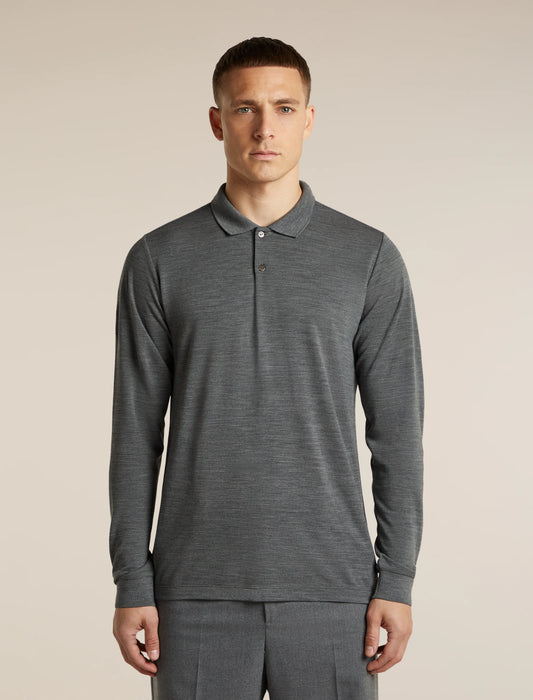 Men's 15.5 MerinoFine™ Pique Long Sleeve Polo