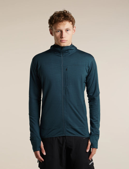 Men's Merino Blend 300 RealFleece™ Descender Long Sleeve Zip Hoodie