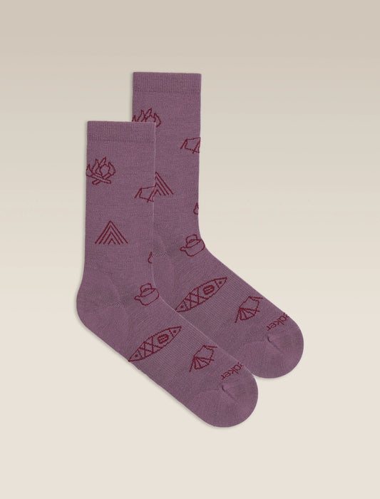 Women's Merino Lifestyle Ultralight Crew Camp Essentials Socks