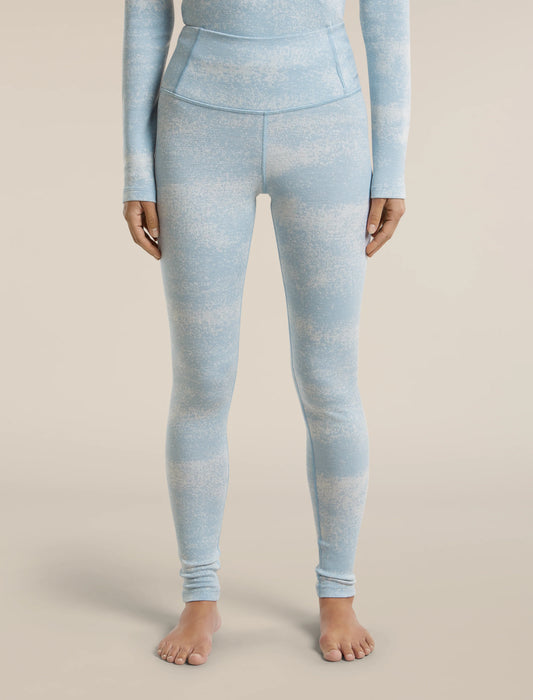 Women's Merino 260 Oasis Vertex High Rise Thermal Leggings Chillwave