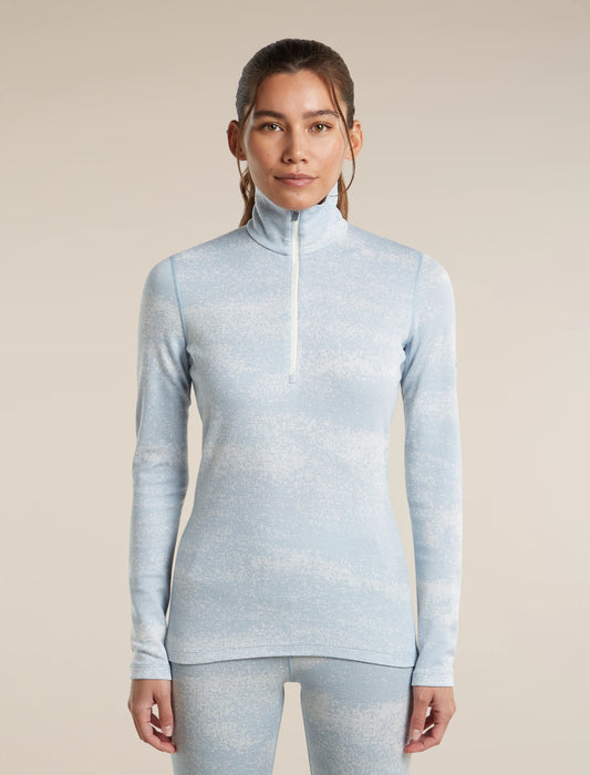 Women's Merino 260 Oasis Vertex Long Sleeve Thermal Half Zip Chillwave