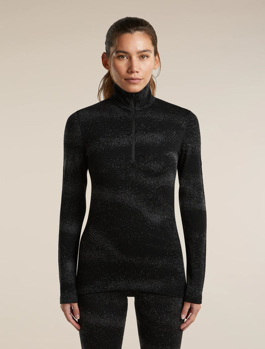 Women's Merino 260 Oasis Vertex Long Sleeve Thermal Half Zip Chillwave