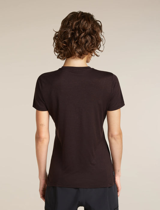 Women's Merino 150 Tech Lite Short Sleeve Tee Peaceful Pass Sleeve