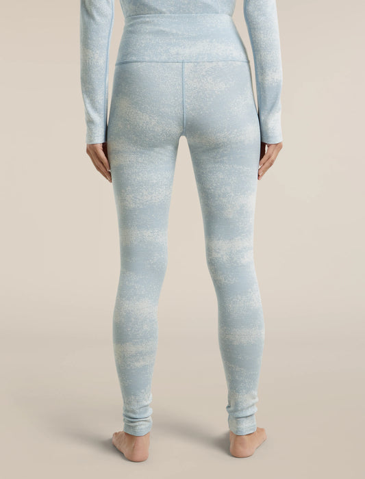 Women's Merino 260 Oasis Vertex High Rise Thermal Leggings Chillwave