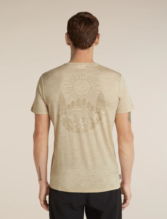 Men's Merino 150 Tech Lite Short Sleeve Tee Forest Footsteps