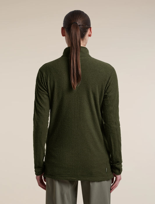 Women's Merino 400 RealFleece™ Grid Peaksland Long Sleeve Half Zip