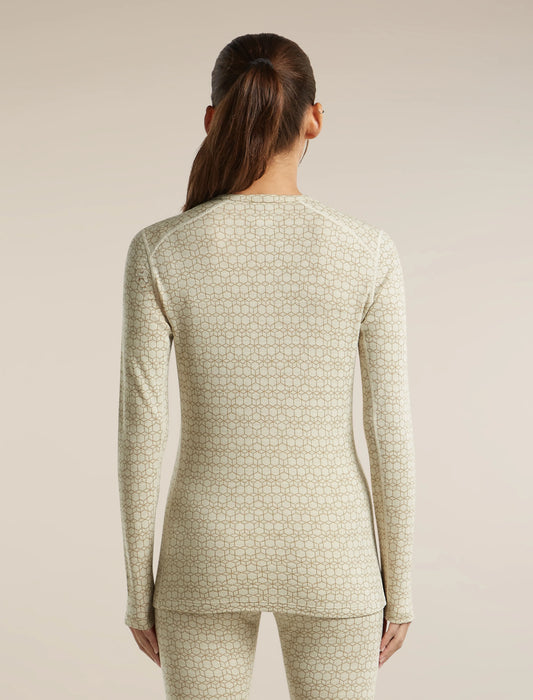 Women's Merino 260 Oasis Vertex Long Sleeve Thermal Crewe Alpine Geo