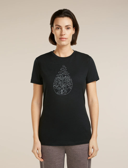 Women's Merino 150 Tech Lite Short Sleeve Tee Hike Path