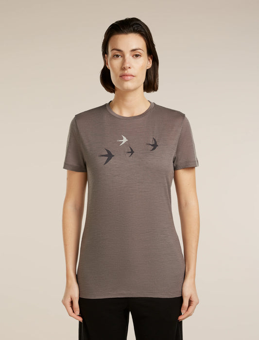 Women's Merino 150 Tech Lite Short Sleeve Tee Bird Transit