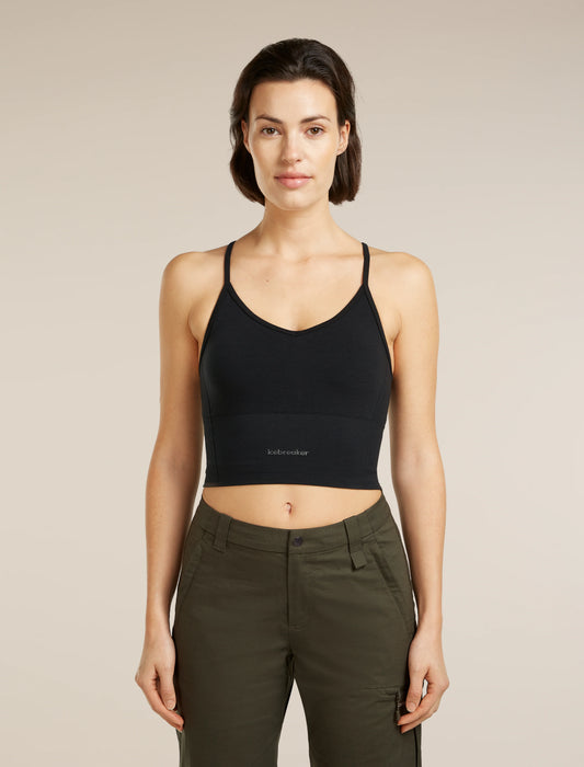 Women's Merino Blend 260 Seamless Rib Strappy Tank