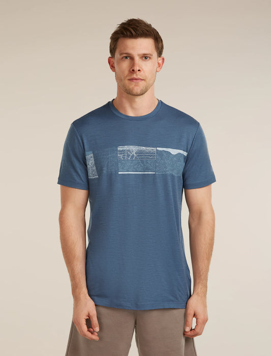 Men's Merino 150 Tech Lite Short Sleeve Tee Elevation Line