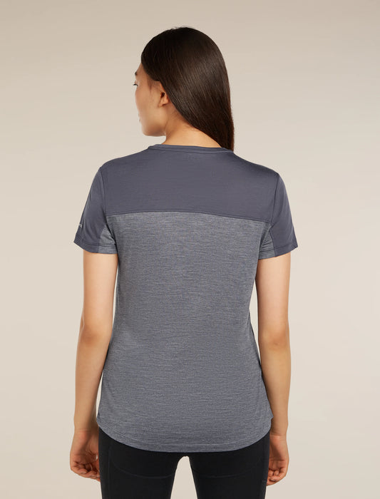 Women's Merino Blend 125 Cool-Lite™ Sphere Short Sleeve T-Shirt Colour Block