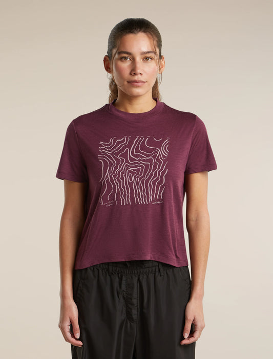 Women's Merino 150 Tech Lite Short Sleeve Crop Tee Great Heights